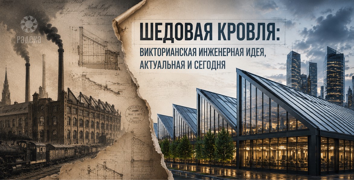 Шедовая кровля: как фабрики XIX века подарили архитектуре необычную форму крыши